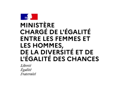 Logo du ministère chargé de l'égalité entre les femmes et les gommes, de la diversité et de l'égalité des chances